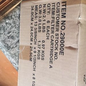 Brand new pool filters